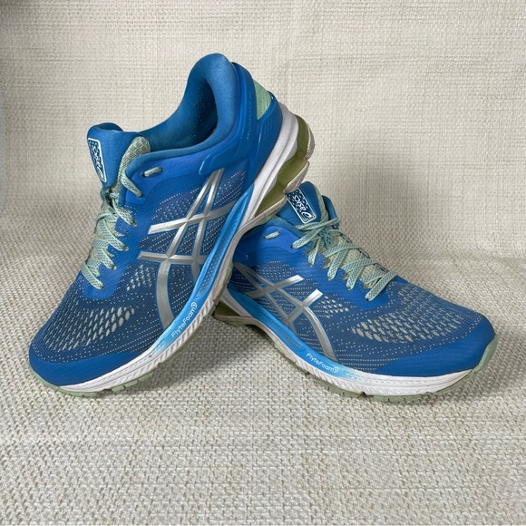 ASICS Gel Kayano 26 Blue Running Shoe Blue Womens 10.5 - Picture 1 of 14